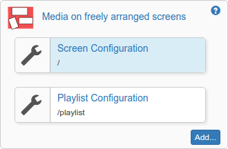 Setup configuration