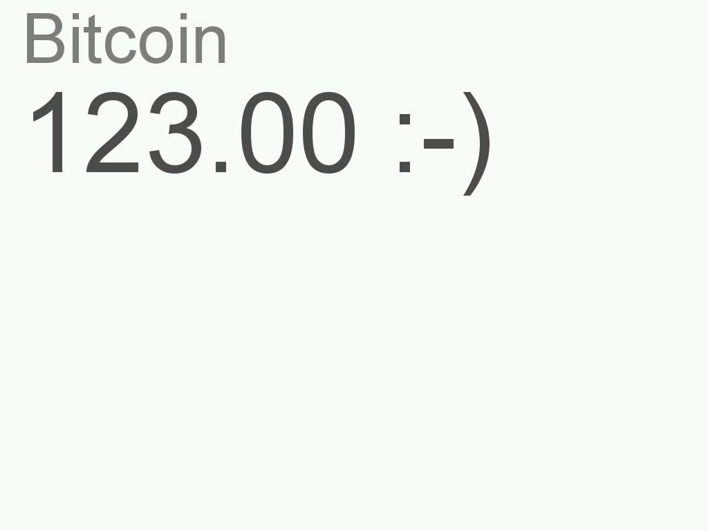 Example Data displayed