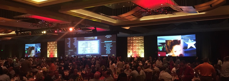 info-beamer running at an event