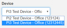 Device option type