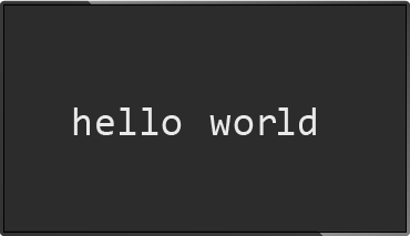 Hello World