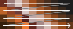 HVS screen pattern