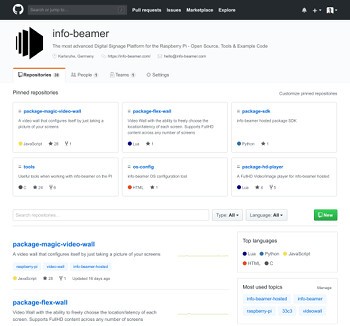 info-beamer on github