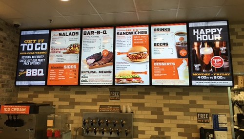 Menu boards