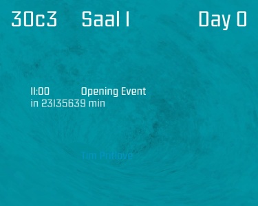 Snapshot of 30c3-room benchmark output