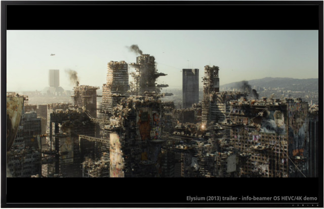 4K HEVC output on the Pi4